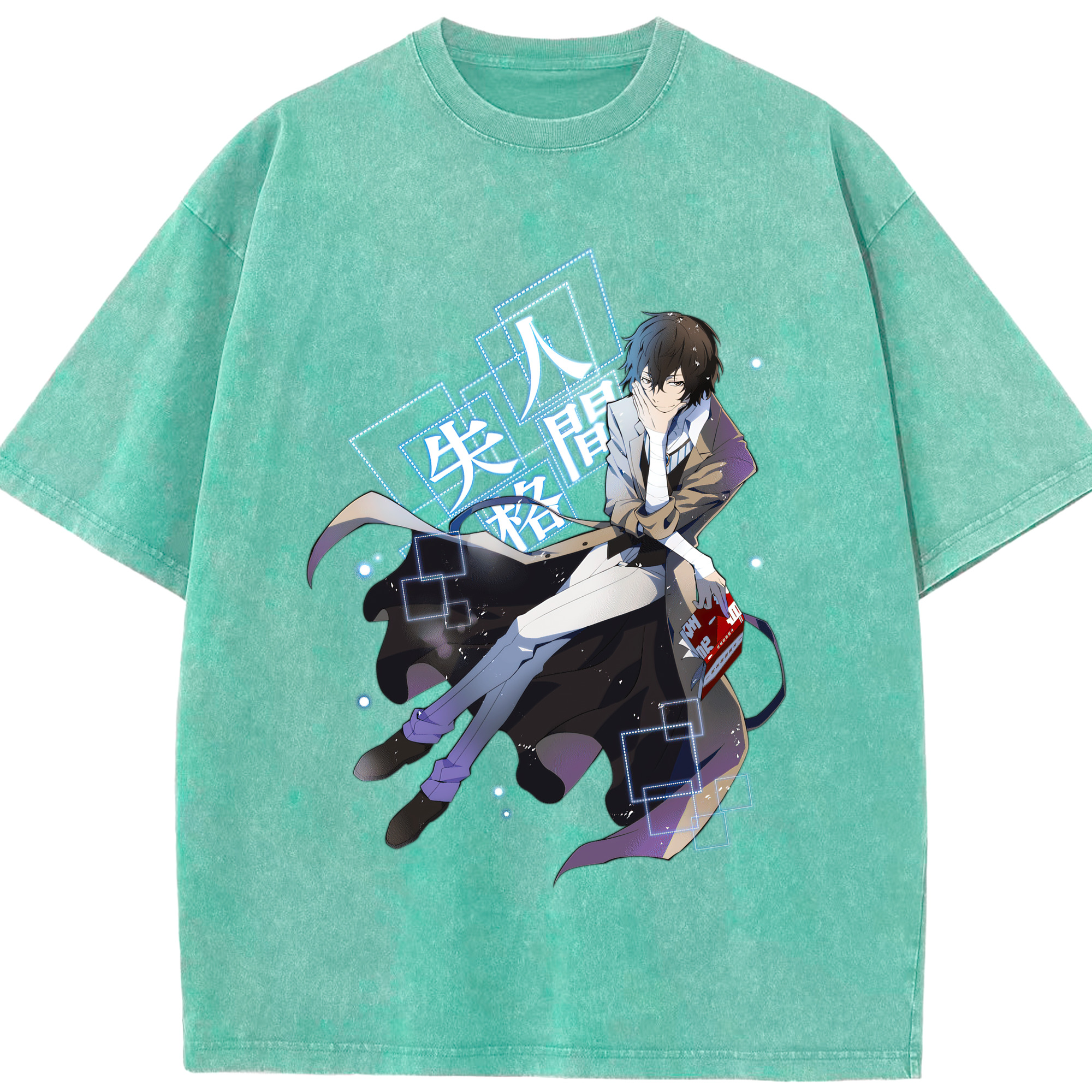 （画像用） 文豪ストレイドッグス Bungo Stray Dogs 綿100% ヴィンテージ風 半袖Tシャツ（フロントプリント）